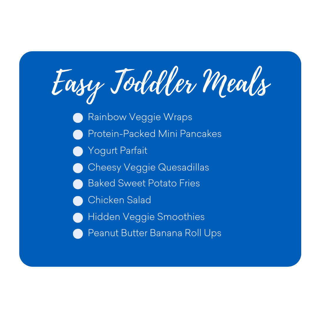 Easy and Nutritious Toddler Meals for a Healthy Start